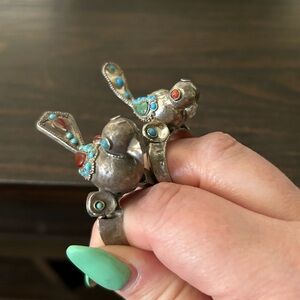 Pair of Tribal Afghan Kuchi Rings